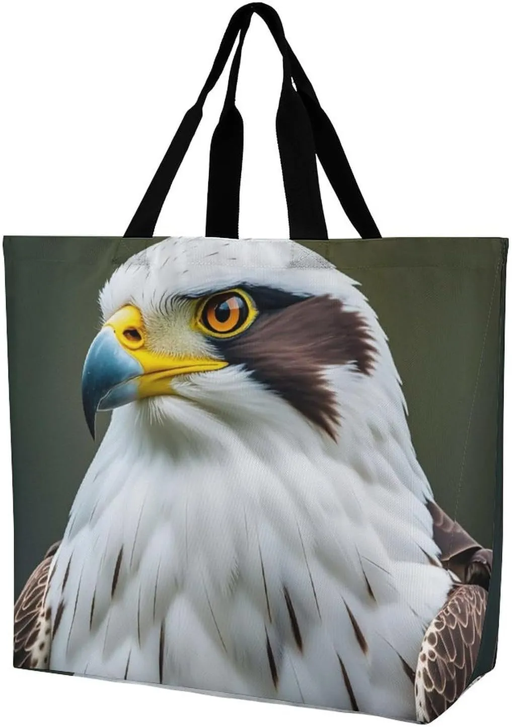 Foldable Grocery Bag Reusable Shopping Bag Red Black Spotted Ladybug Tote Bag Casual Handbags for Work Shopping