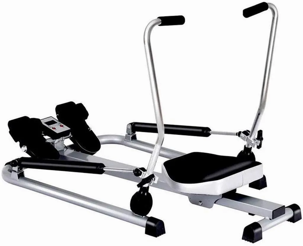 Foldable Rower, Household Hydraulic Rowing Machine, Indoor Multi-Function Rowing Machine, Abdominal Fitness Exercise Sports Equipment