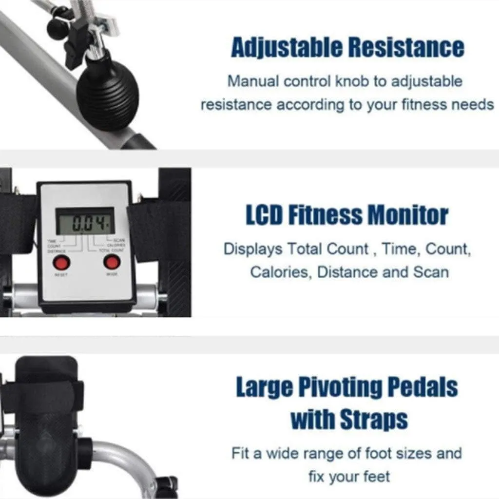 Foldable Rower, Household Hydraulic Rowing Machine, Indoor Multi-Function Rowing Machine, Abdominal Fitness Exercise Sports Equipment