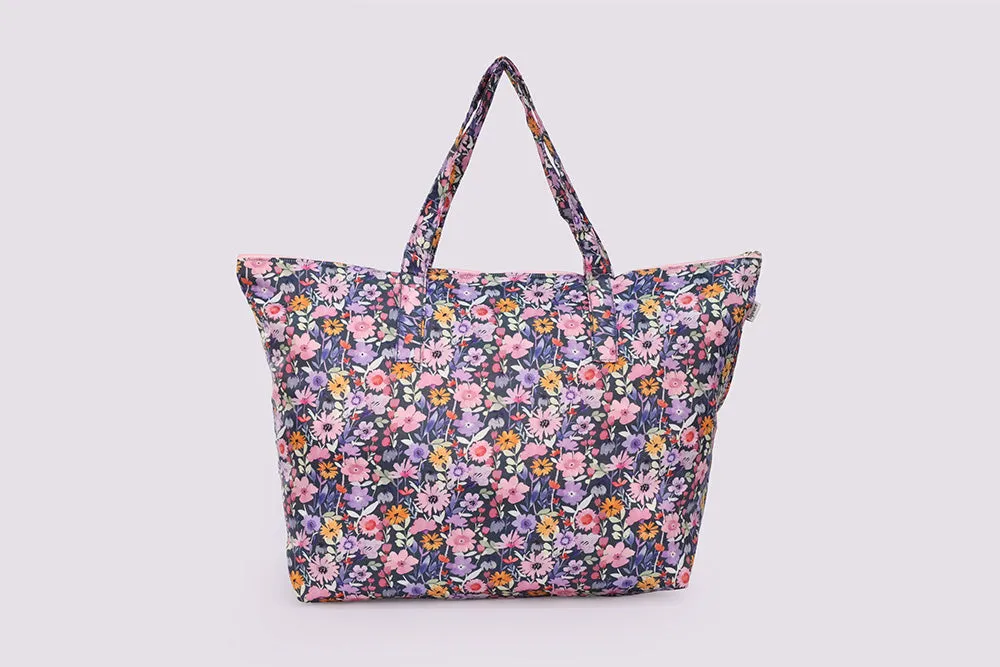 Foldable Shopping Bag  - Lavender Lush