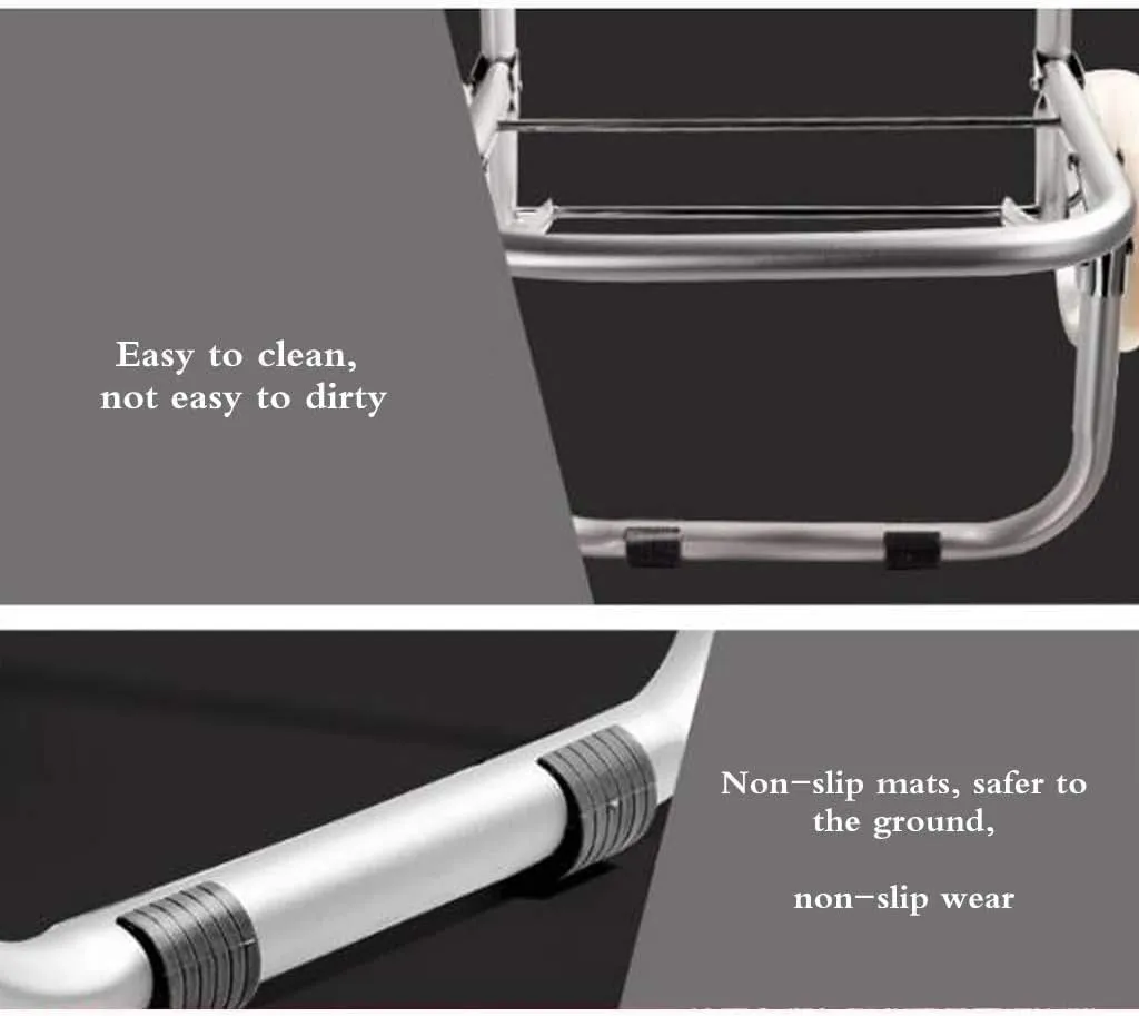 Folding Shopping Cart, Folding Shopping Trolley with Removable Waterproof Oxford Cloth Shopping Bag Shopping Cart for Laundry Grocery Grocery Utility Carts(B,6 Wheels)