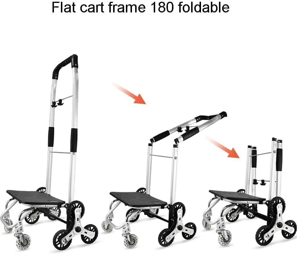Folding Shopping Cart, Shopping Cart Shopping Trolleys Household Shopping Bag with Wheels Folding Shopping Cart Aluminum Handrail Grocery Utility Carts, 98*41cm, Blue