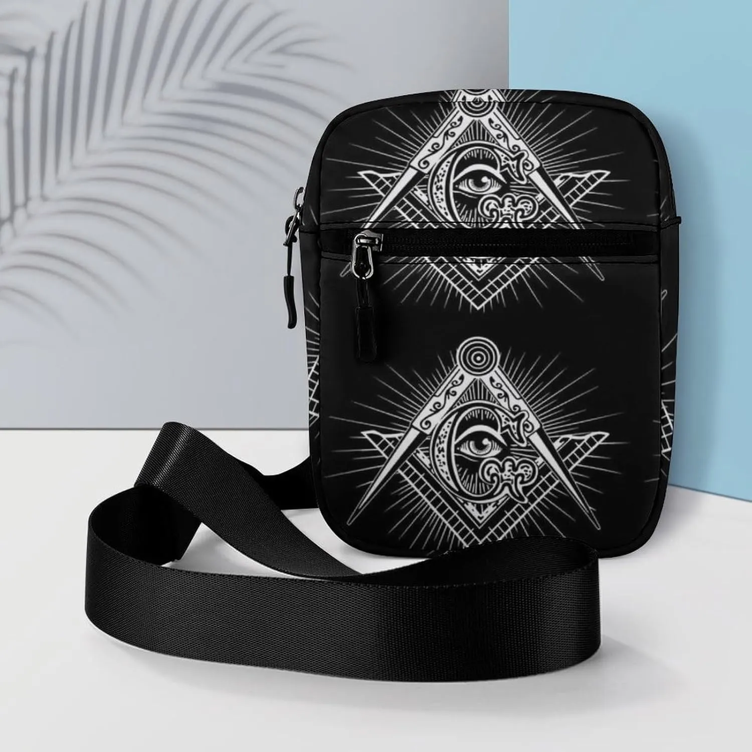 Freemason Logos Detachable Shoulder Strap Small Shoulder Bag Unisex