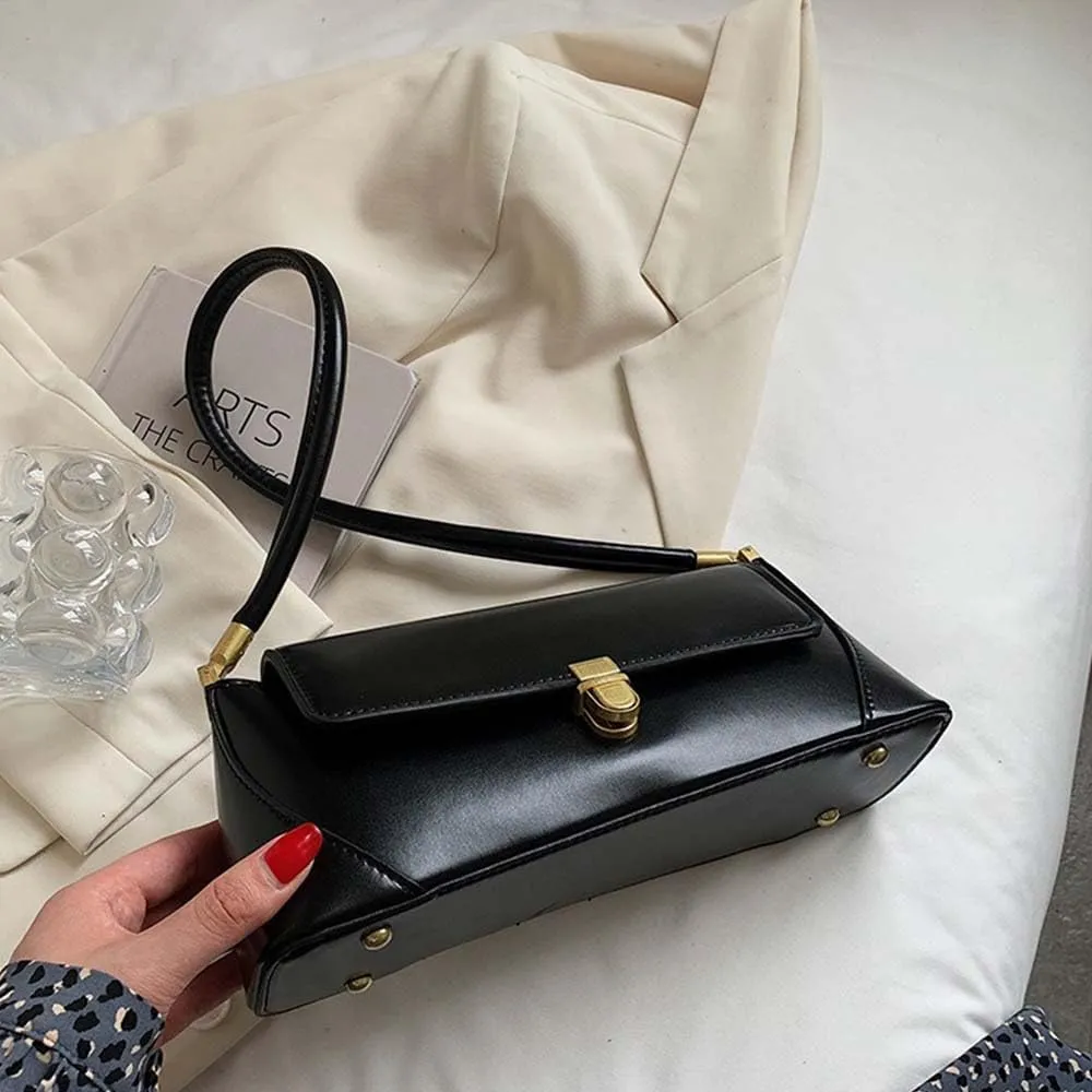 French niche square bag, fashionable women's bag, one shoulder underarm mini bag