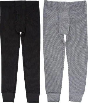 Fruit of the Loom boys Premium 2-pack Thermal Waffle Bottom