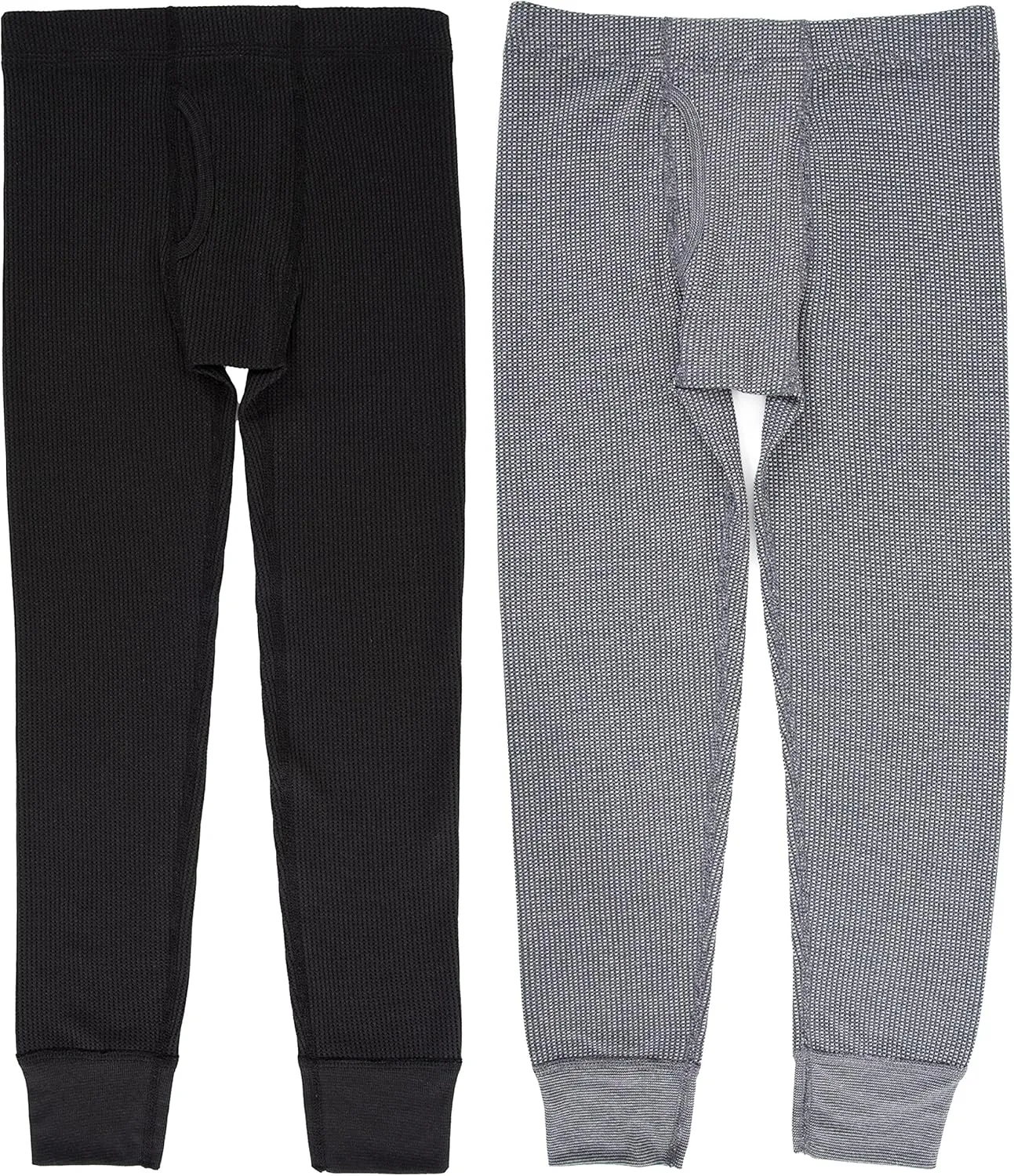 Fruit of the Loom boys Premium 2-pack Thermal Waffle Bottom