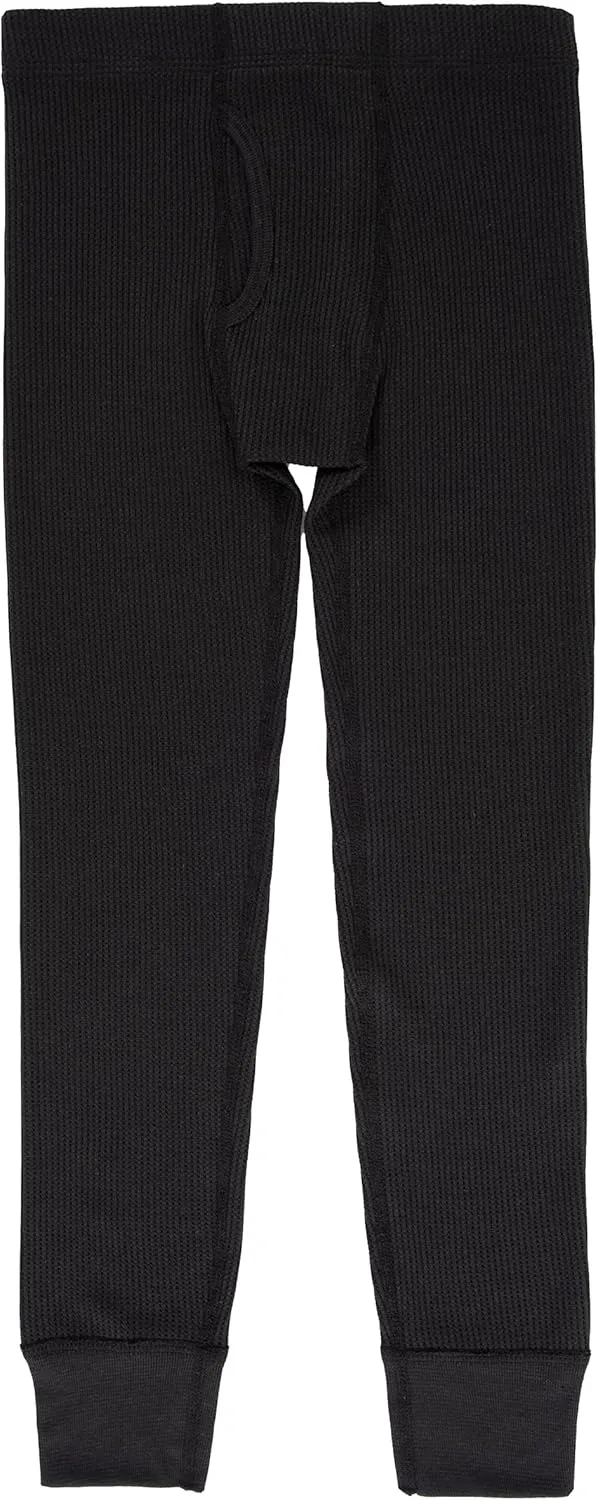 Fruit of the Loom boys Premium 2-pack Thermal Waffle Bottom