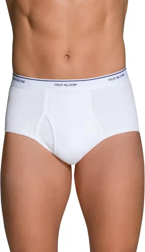 Fruit of the Loom Men's Cotton Briefs, Tag Free & Moisture Wicking, Assorted Color Multipacks