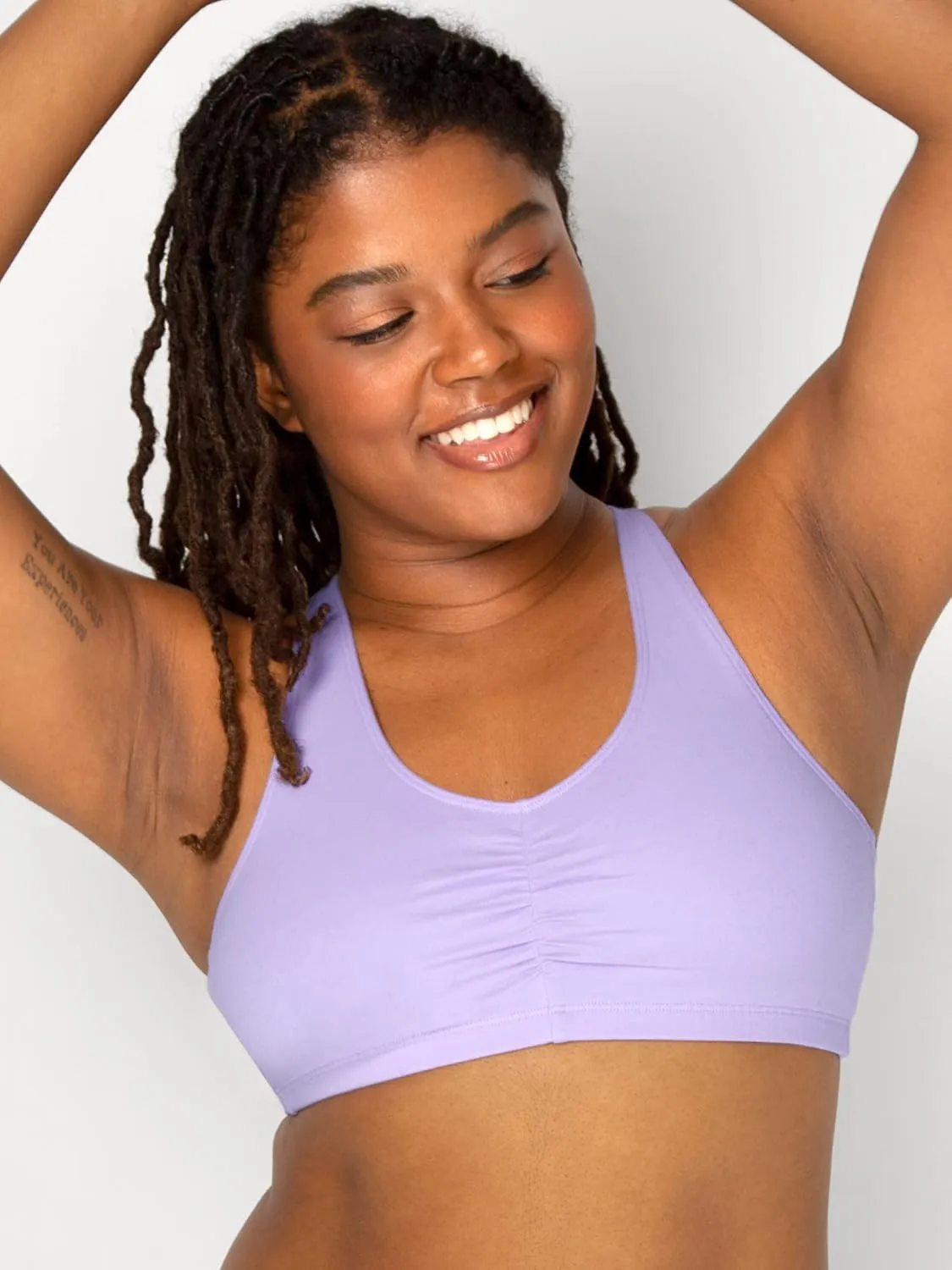 Fruit of the Loom Women's Adjustable Shirred Front Racerback Sports Bra Multi Packs!