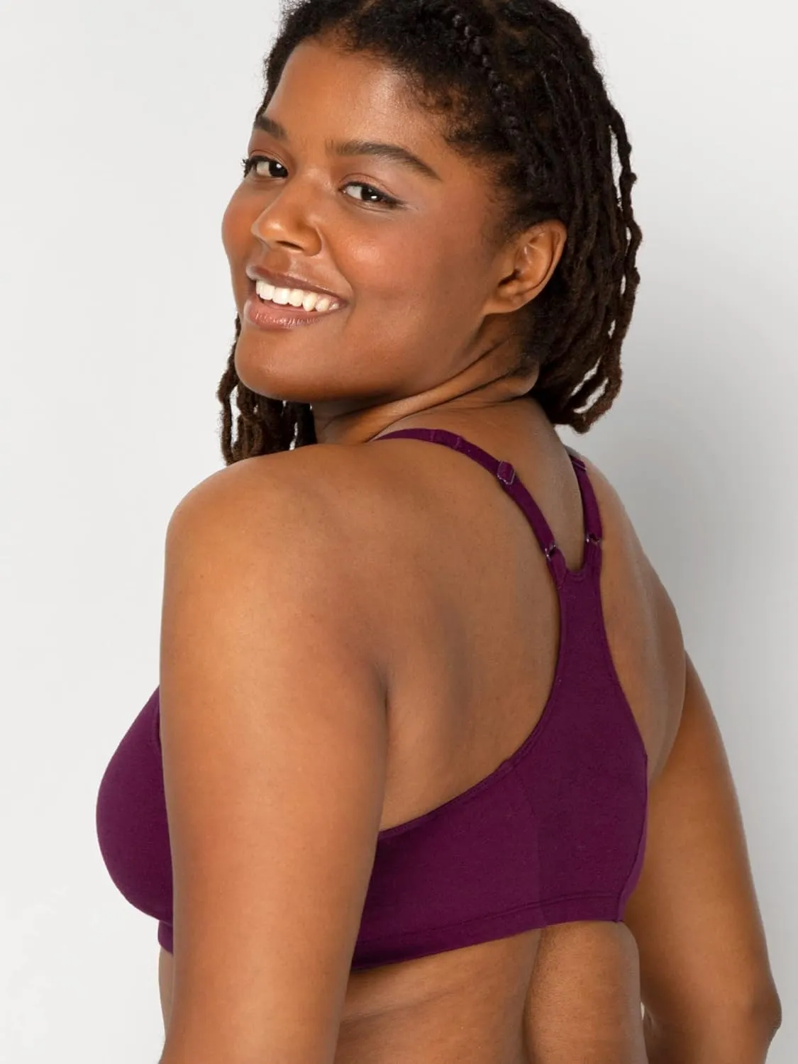 Fruit of the Loom Women's Adjustable Shirred Front Racerback Sports Bra Multi Packs!