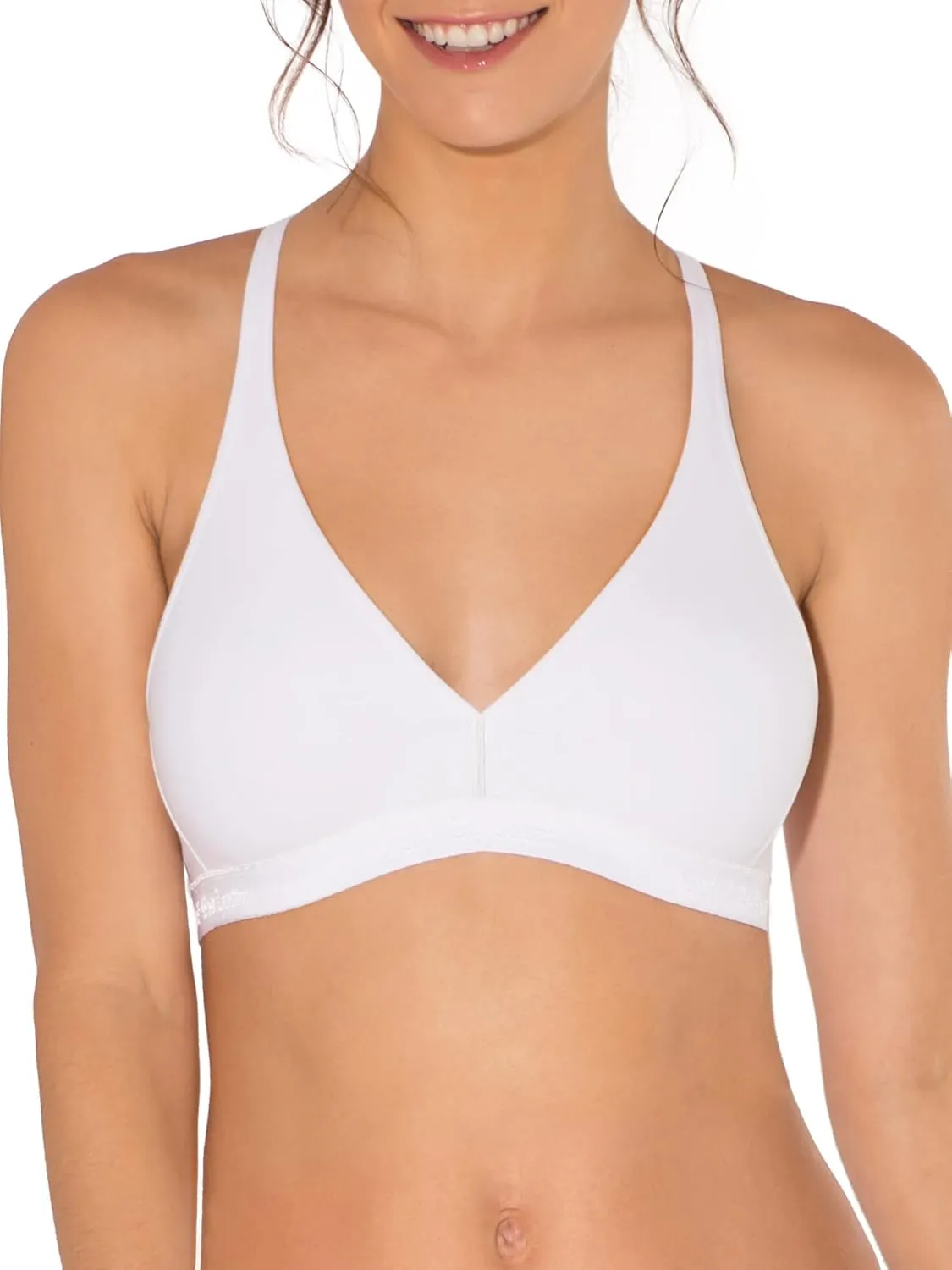 Fruit of the Loom Women's Wirefree Cotton Bralette Available in Multi Packs