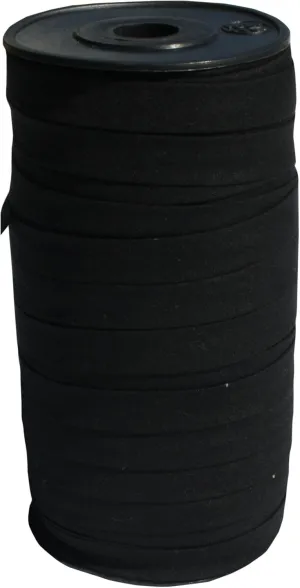 Full Funk Single Fold Bias Tape 100 Yards | Sewing, Stitching, Molding, Piping, Hemming, Quilting, Patching Single Fold Fabric Binding Tape | Width 0.5inch, Black