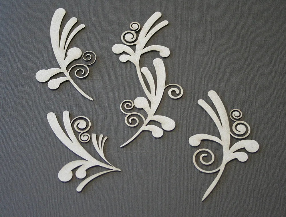Funky Leaf Swirls