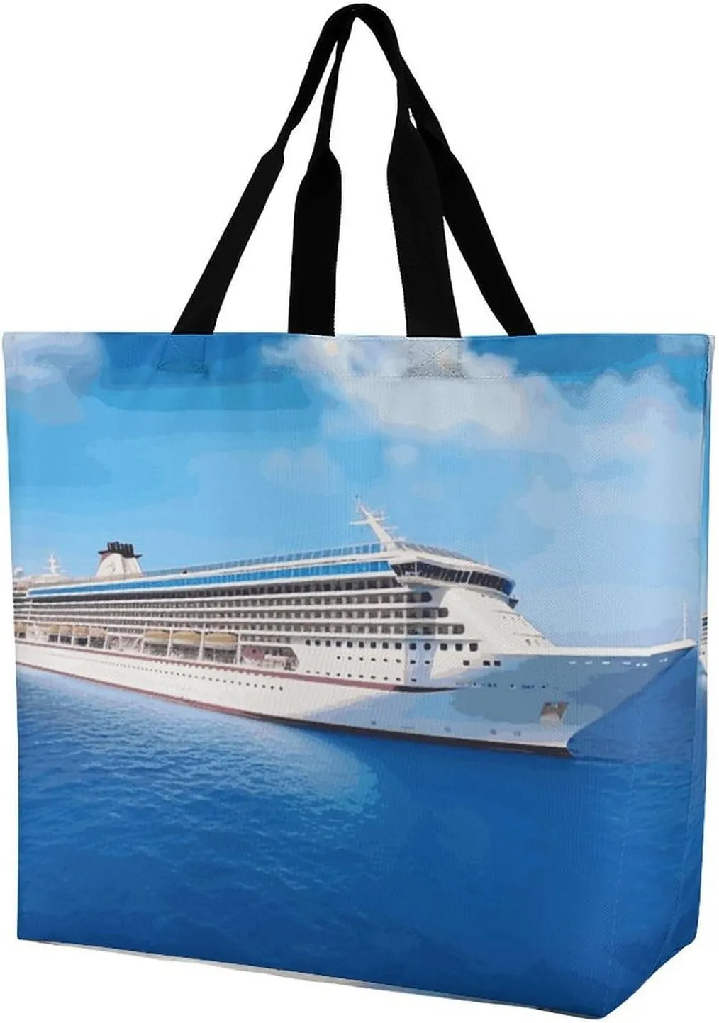 Funny Cute Squirrel Tote Bag for Women Reusable Grocery Shoulder Bag Shopping Bags for Travel, Groceries