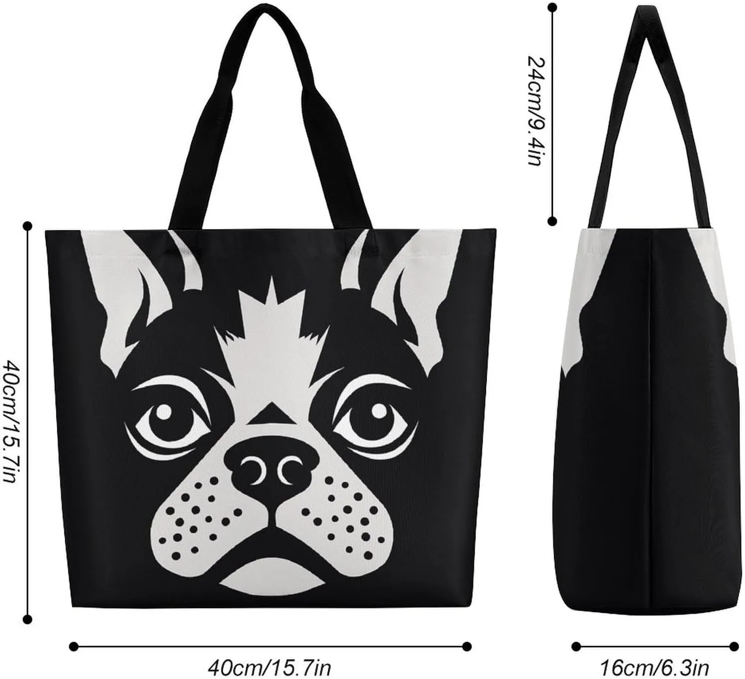 Funny Cute Squirrel Tote Bag for Women Reusable Grocery Shoulder Bag Shopping Bags for Travel, Groceries