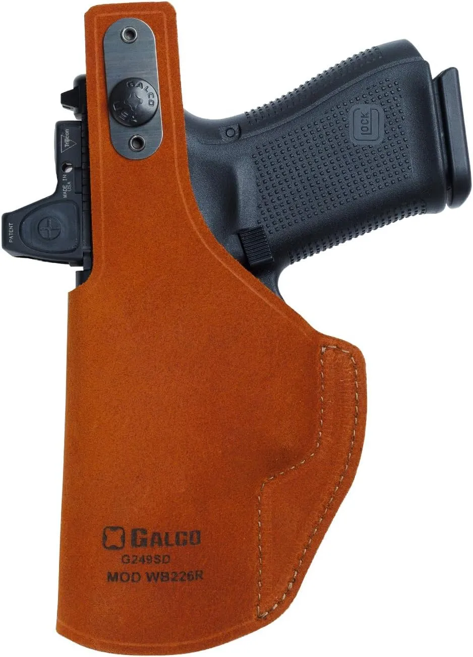 Galco Waistband IWB Belt Holster Compatible with Sig Sauer P365 X-Macro, P365 X-Macro w/wo red dot - Premium Steerhide, Fits Belts up to 1 3/4"