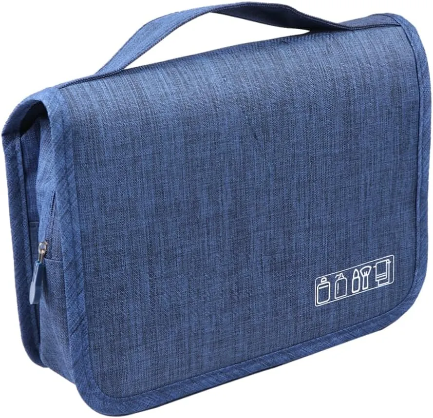 GALPADA 1pc Makeup Bag with Hook Portable Handbag Organizer for Toiletries Cosmetics Jewelry School Supplies for Travel Camping Business Trips