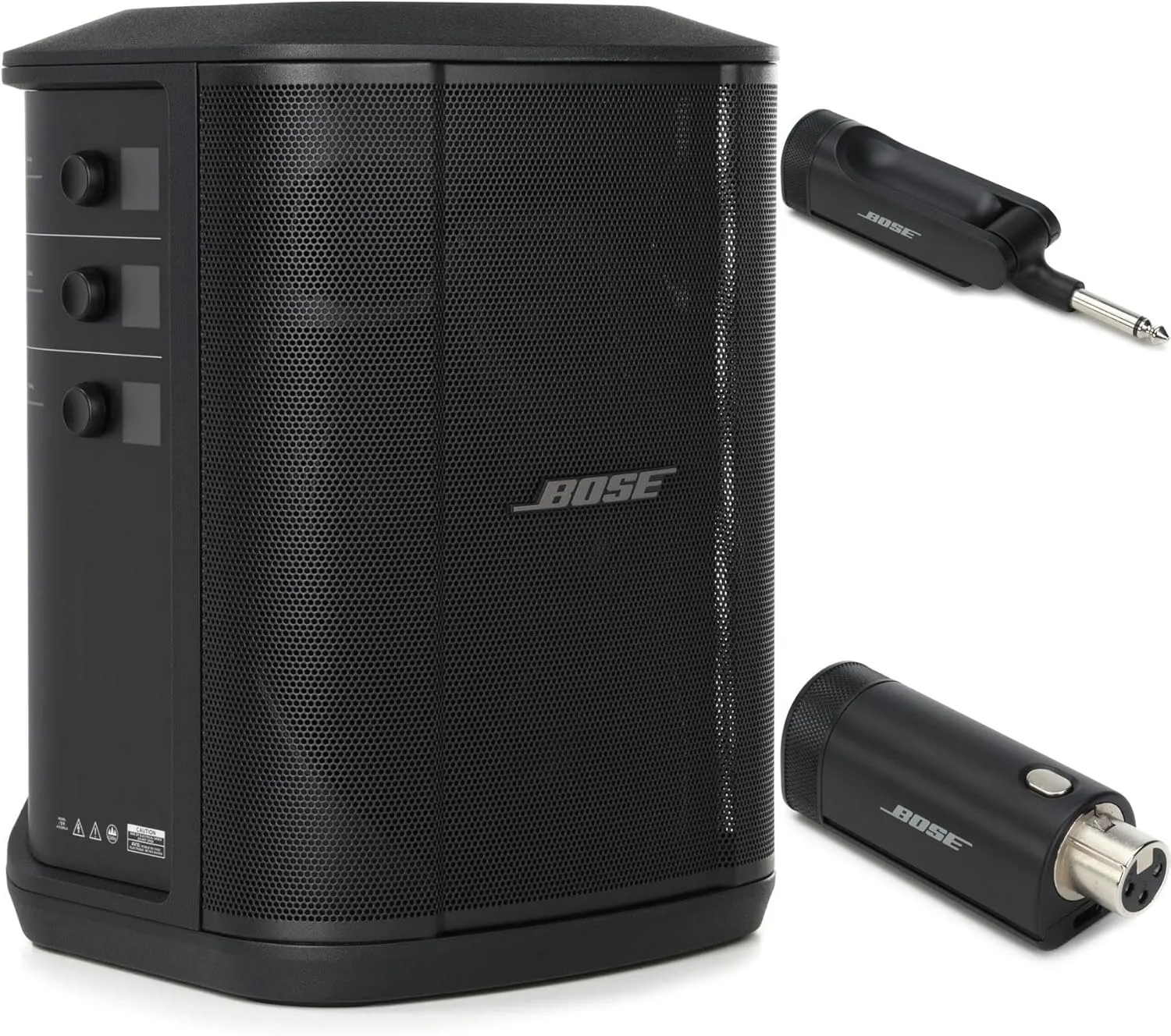 GearNuts Bose S1 Pro  Multi-Position PA System with Mic and Instrument Wireless Transmitters
