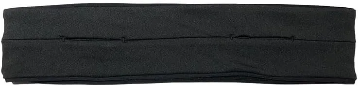 GEMINIGEAR Running Belt Fanny Pack Waist Bag with Zipper Pocket Durable and Light (Black, X-Small)
