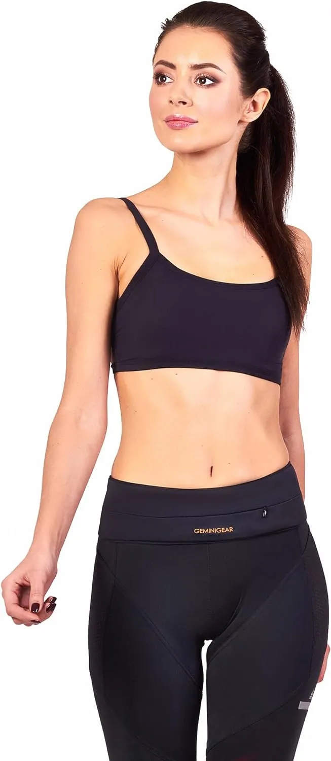 GEMINIGEAR Running Belt Fanny Pack Waist Bag with Zipper Pocket Durable and Light (Black, X-Small)
