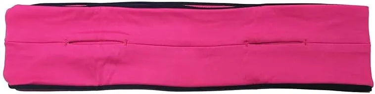 GEMINIGEAR Running Belt Fanny Pack Waist Bag with Zipper Pocket Durable and Light (Rose, X-Small)