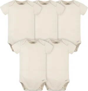 Gerber Baby 5 Pack Onesies Multi-Packs Bundle Interlock 180 Gsm
