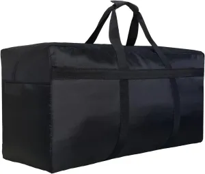 Giant Storage Duffel Bag Huge Moving Bag Great for Traveling, Camping, Big Items Storage, Moving, College Kids and More (300L Black)