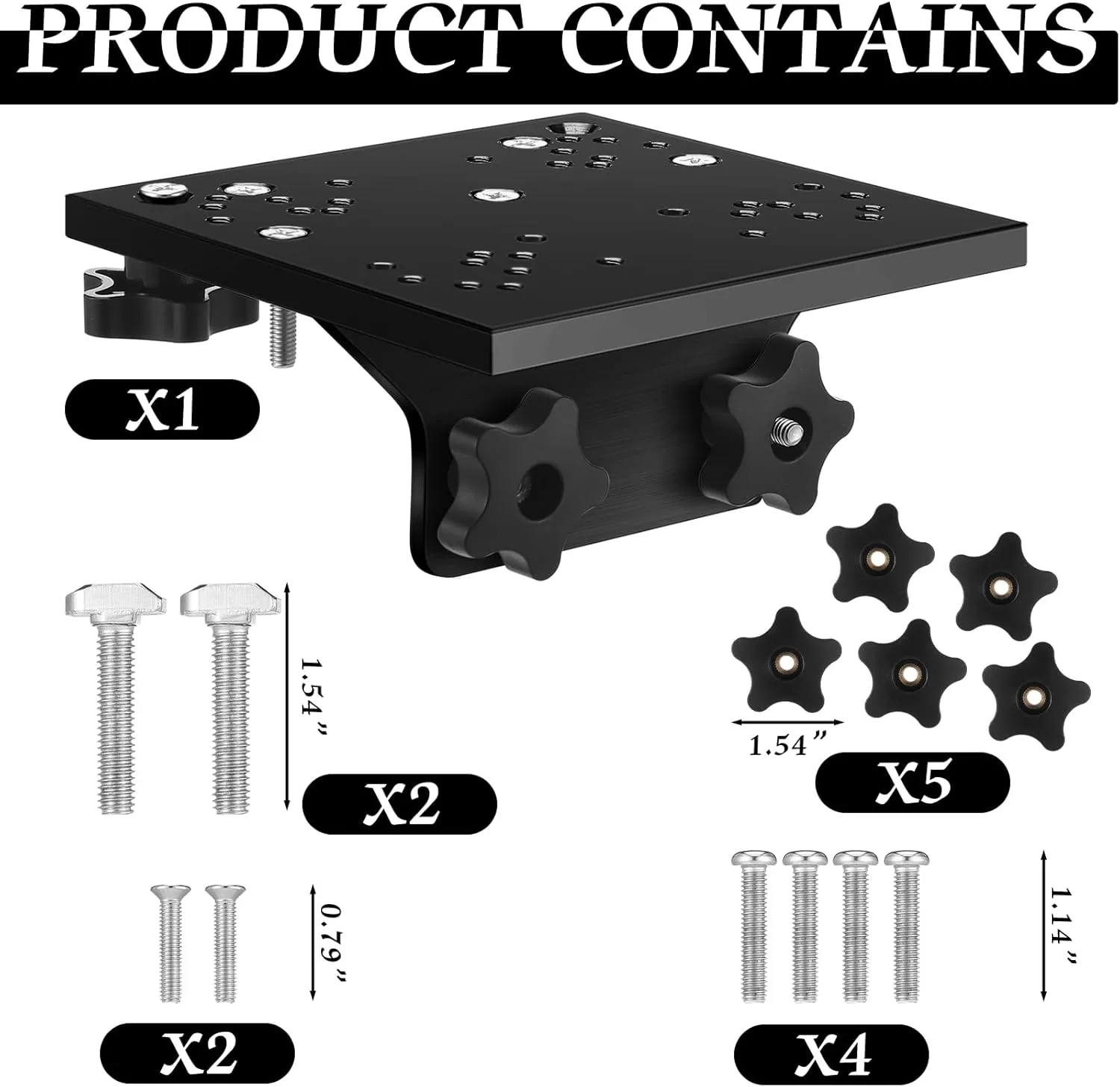 Gisafai Universal Aluminum Downrigger Bracket for 45/90 Degree Boat Track System Lund Sport Track Downrigger Mount Fishing Accessories