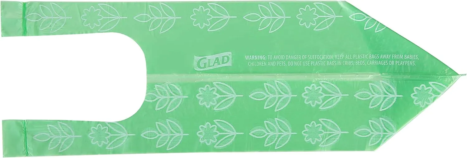 Glad Eco Friendly Dog Waste Bags | 24 Rolls of Lavender Scented Dog Waste Bags, 360 Bags in Total | Dog Waste Bags for All Dogs, Leak Proof and Strong Dog Poop Bags, Green, 360 Count