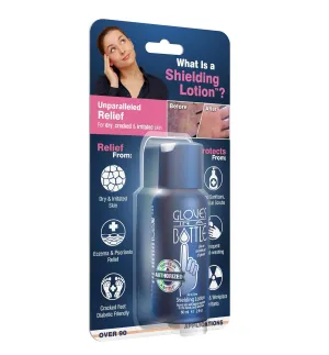 Gloves In A Bottle Shielding Lotion 2 oz Blister - Unparalleled relief for dry, cracked & irritated skin - For hands & body (Pack May Vary)