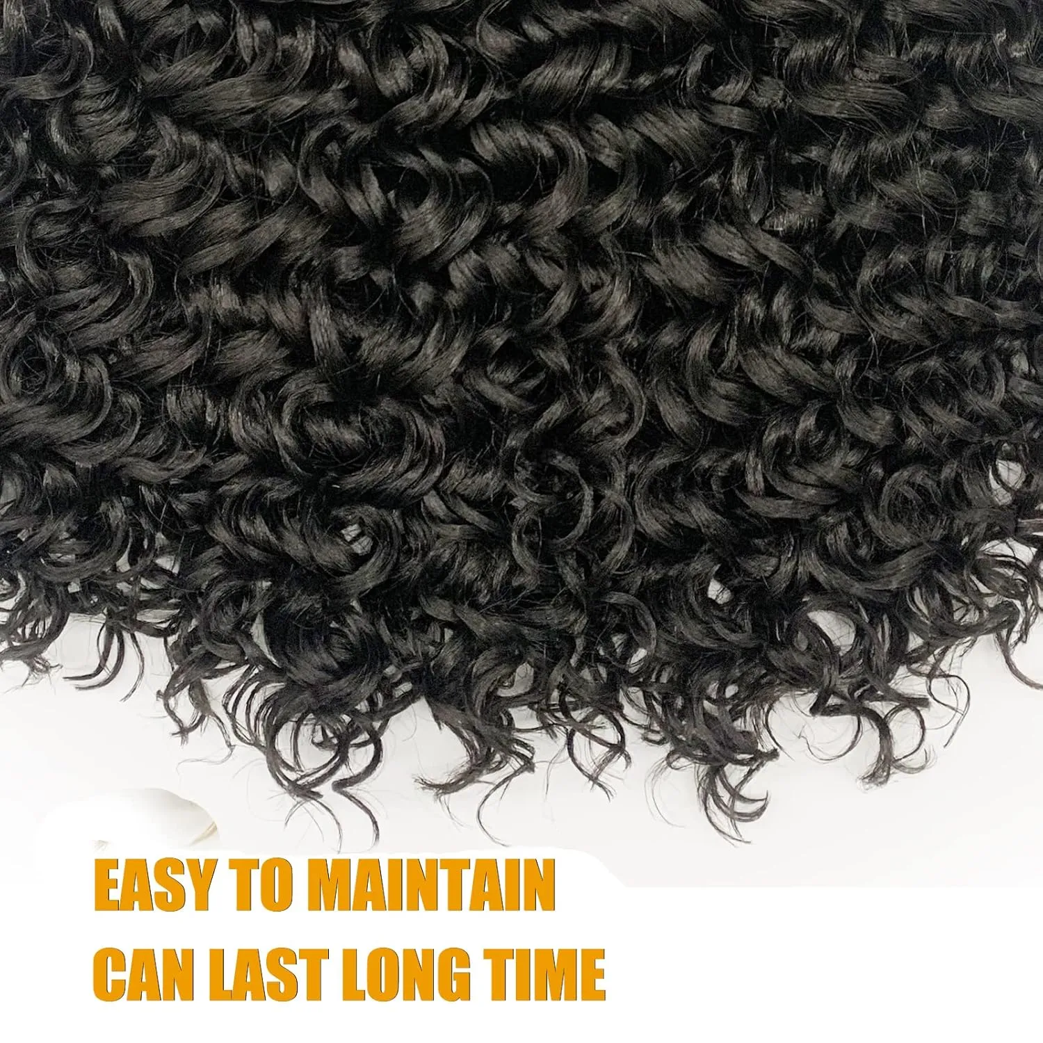 Gogo Curl 14 Inch 8 Packs Curly Crochet Hair for Black Women Color 2 Wavy Beach Curls Crochet Hair Water Wave Go Go Crotchet Hair Synthetic Curly Braiding Hair Extensions(14inch 8pack, 2)