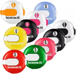 Golf Score Counter Mini Golf Stroke Counter with One Touch Reset and Simple Attachment to Scorekeeper Glove in（10 Colors Randomly Delivered）