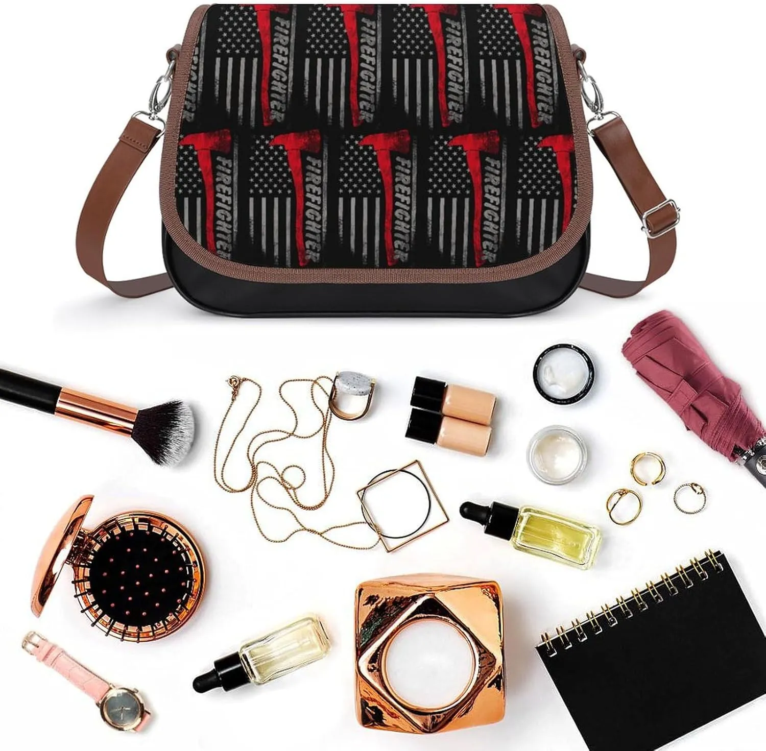 Gothic Magic Witch Witchy Fashionable And Exquisite Shoulder Bag, Convenient Leather Crossbody Bag for Going Out