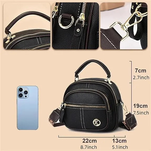Gpmsign Leather Bag for Women: Fashionable women's shoulder bag - suitable for daily commuting and travel