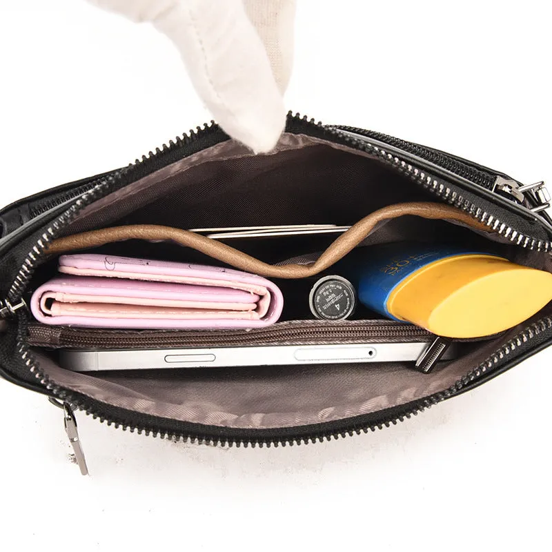 Graceful Soft Leather For Mom Mother-in-law Bags