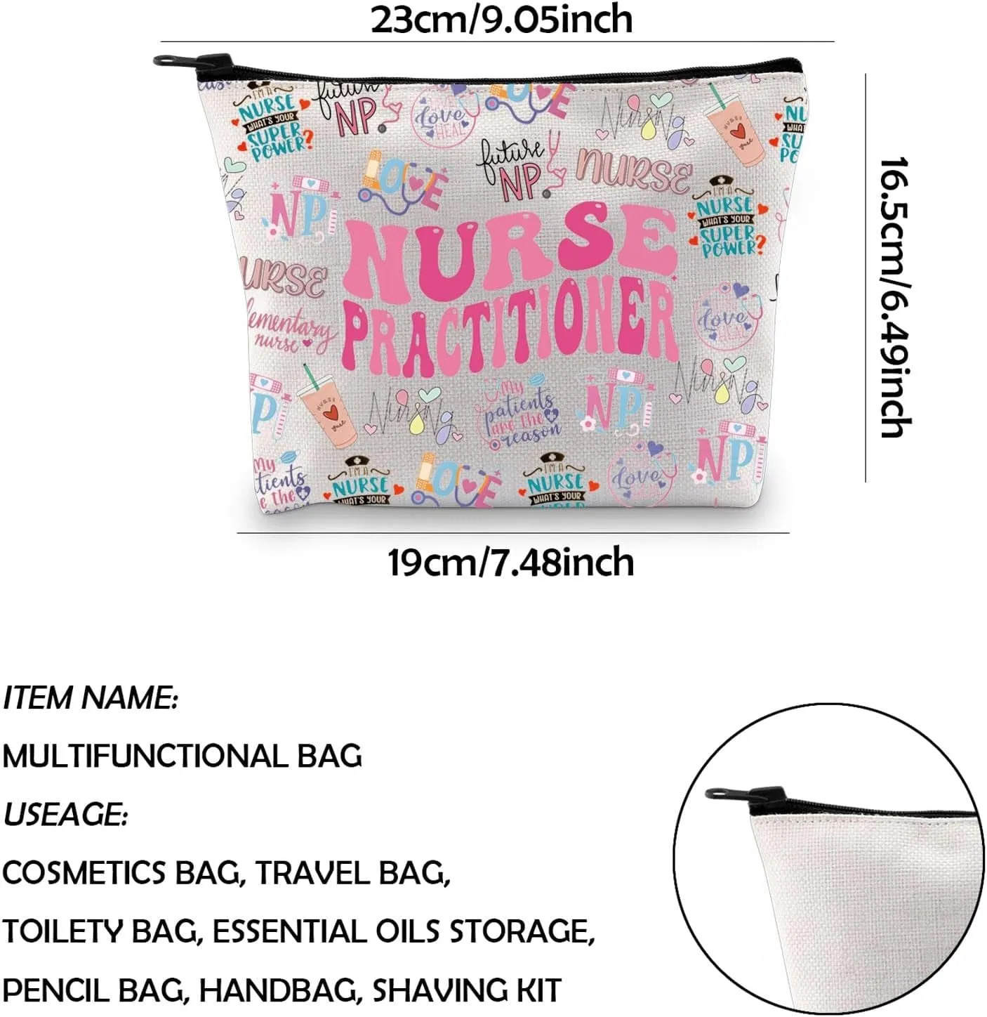 Graduation Nurse Limited discounts NP NP Gifts Bag Exclusive options Medical Gift Grad Gift Practitioner) for (Nurse Cosmetic Inspirational Practitioner Caduceus NP Nursing Charm