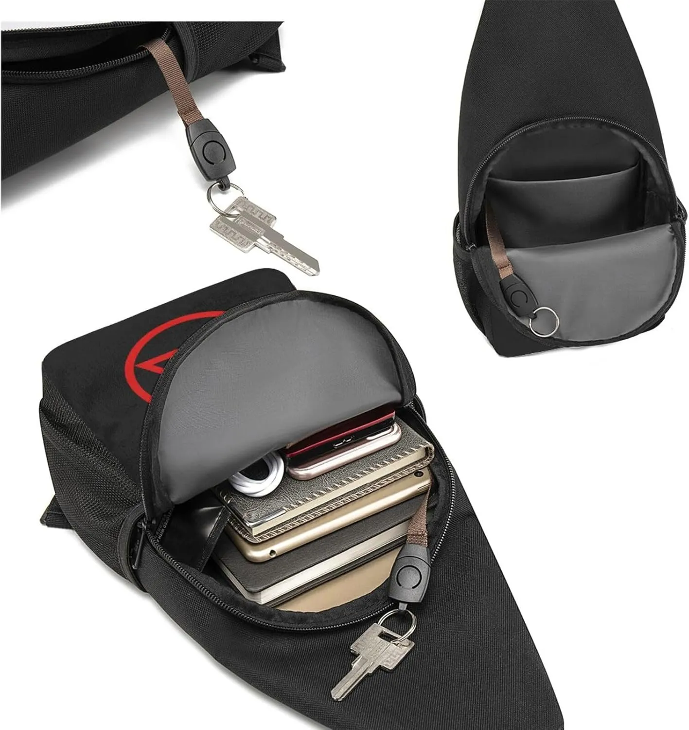 Grand Royal Arch,Casual one-shoulder crossbody chest bag, fashionable crossbody chest bag