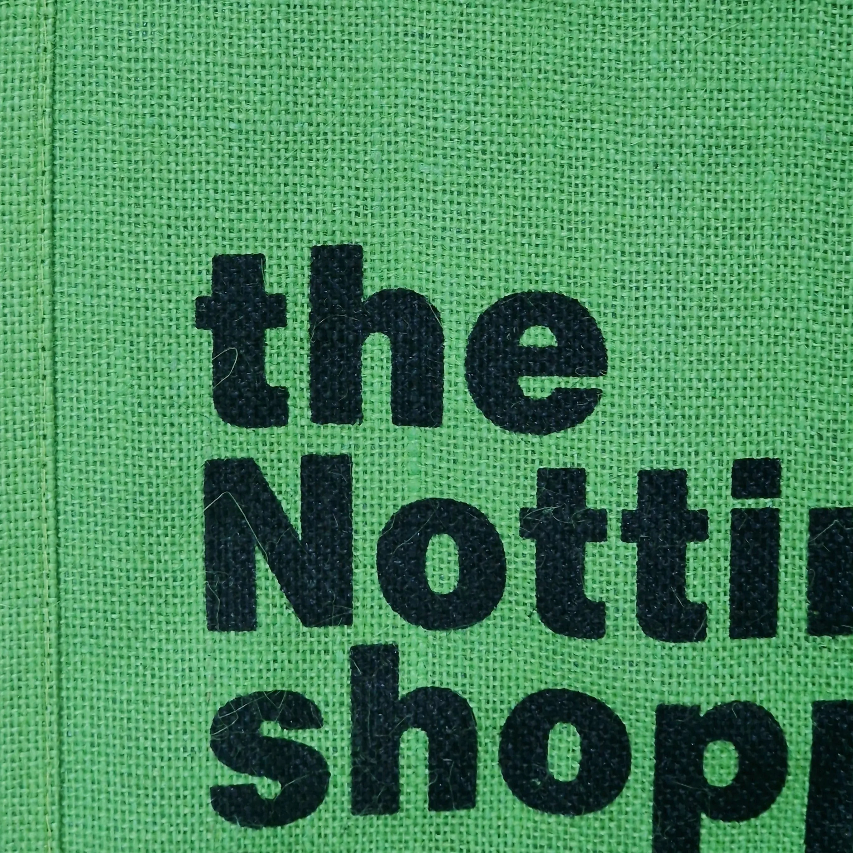 Green Jute Bag | Notting Hill Shopping Bag