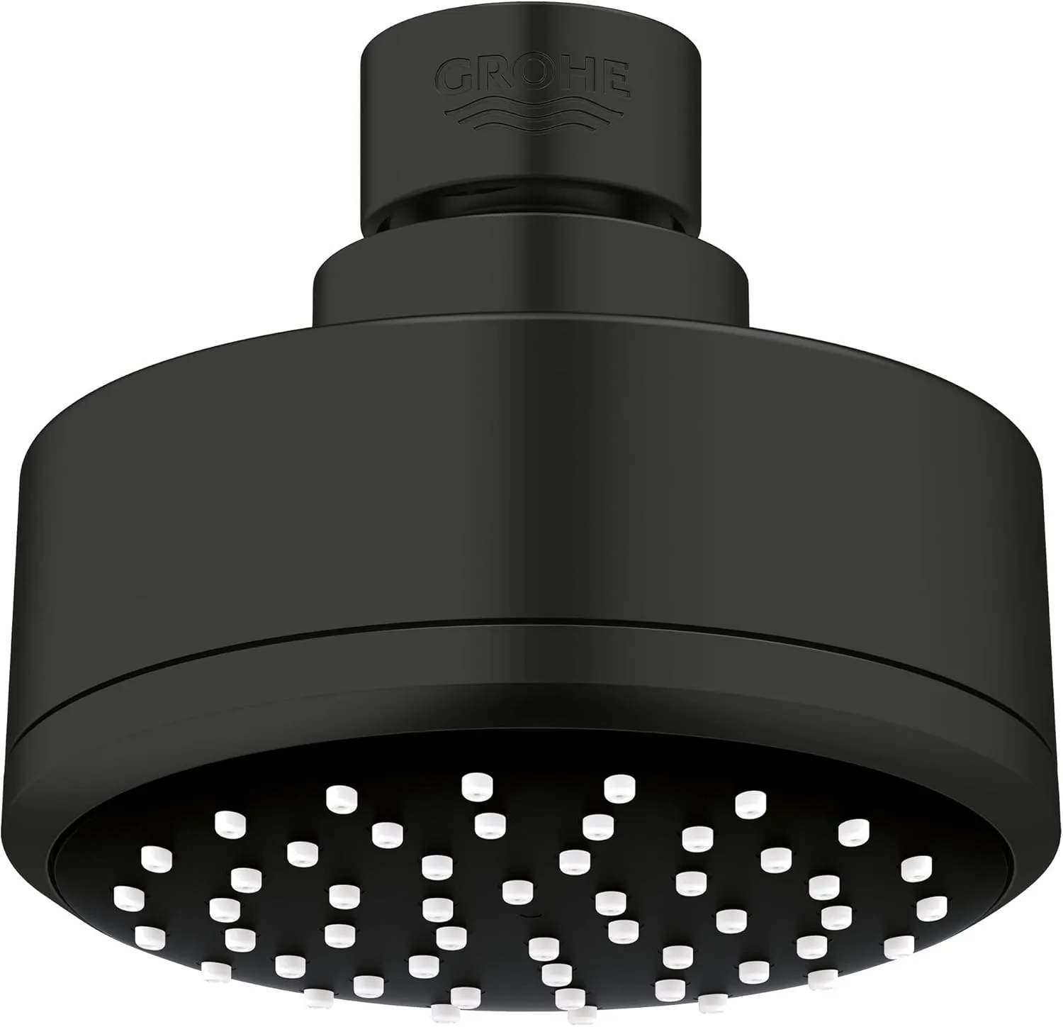 GROHE 260512431 Tempesta Cosmopolitan 100 Showerhead 1.5 GPM, Single Spray, Matte Black