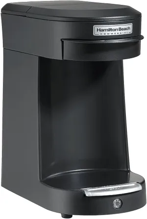 Hamilton Beach Commercial HDC200B Hospitality 1 Cup Pod Coffeemaker, Black