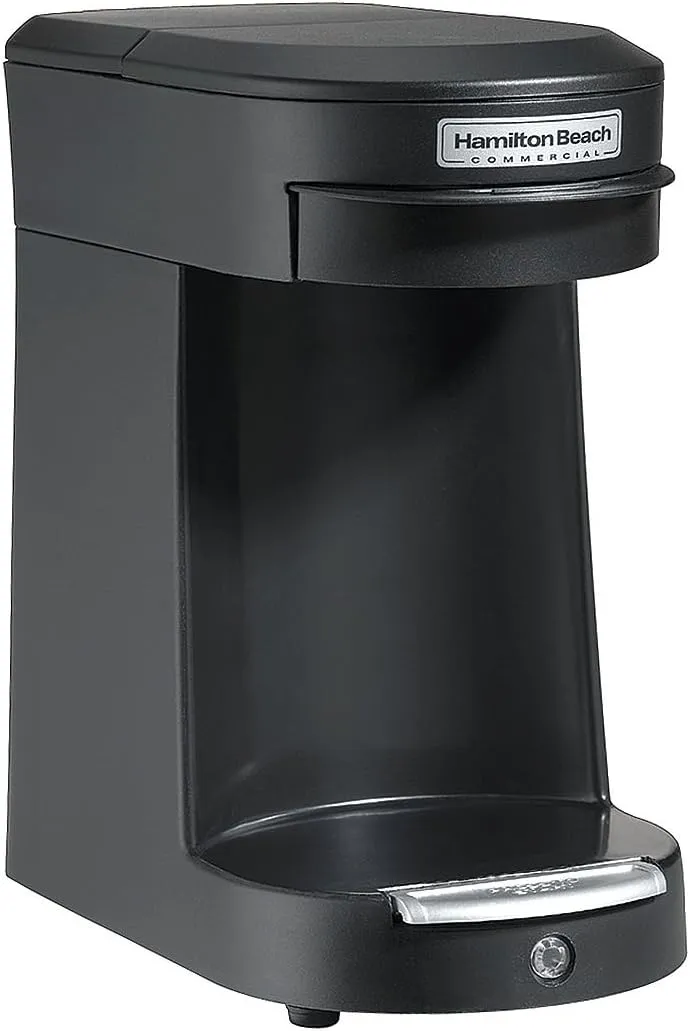 Hamilton Beach Commercial HDC200B Hospitality 1 Cup Pod Coffeemaker, Black