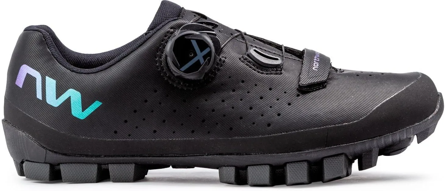 Hammer Plus WMN MTB Shoes, Black/Iridescent, 41, Pair