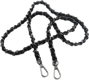 Handbag Strap 80/90/100/110/120/130/140/150cm Satchel Bag Chain Accessories Real Belt Backpack Replacement Bag Strap Single Shoulder Strap Backpack Replacement Transformation Metal Chain