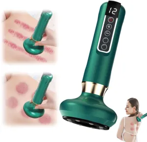 Handheld Cellulite Massager, 2025 New Cellulite Remover for Legs, Cordless Rechargeable Vibrating Massager Body Shaping Machine for Arms, Legs, Back Used at Home (Green)