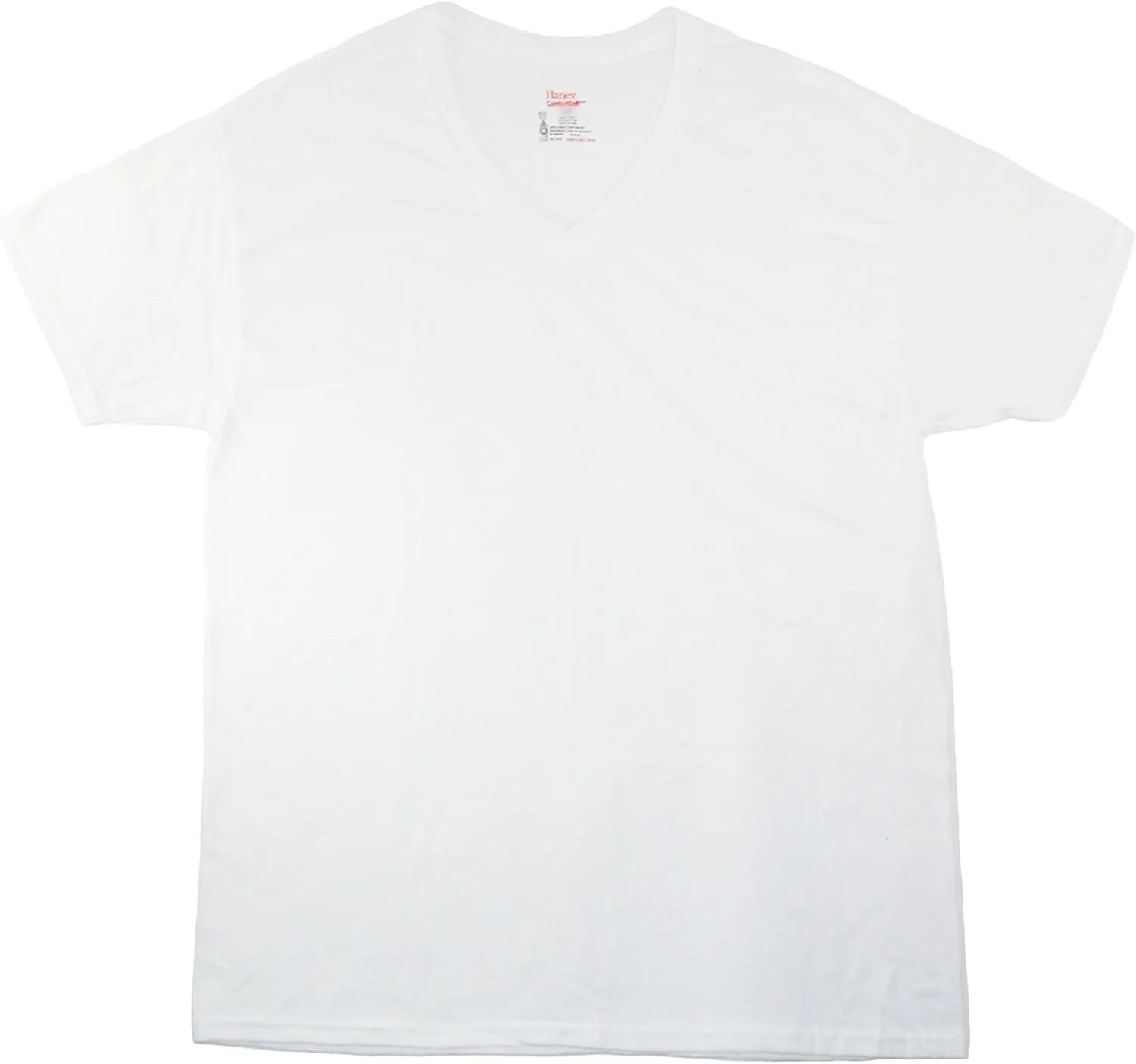Hanes Mens Cotton, Moisture-wicking V-neck Tee Undershirts, Multiple Packs And Colors