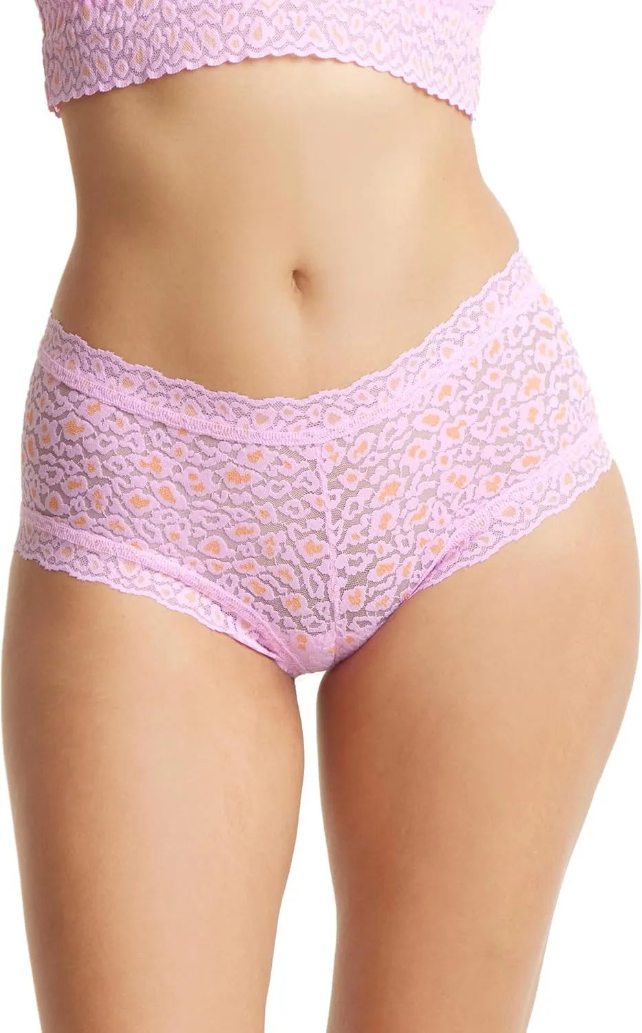 hanky panky - Daily Lace Boyshorts | Women's Underwear, Soft Stretch Fit Panties, Cotton Blend | Sizes (XS-XL), 3 pack