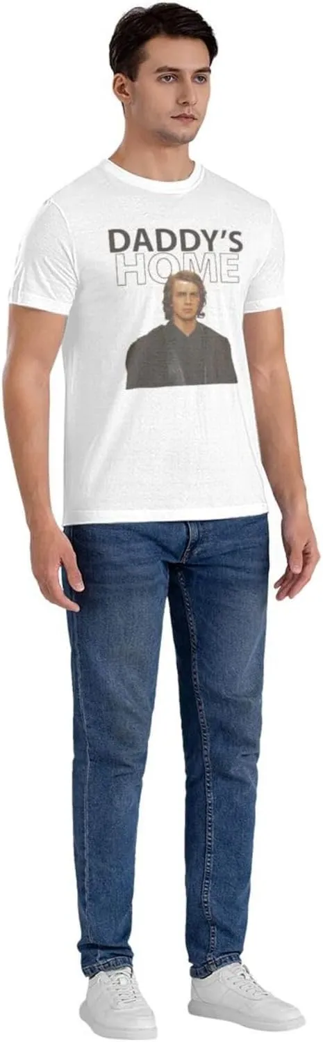 Hayden Music Christensen T-Shirts Men's Shirt Cotton Casual Short Sleeve Fit Summer Crew Neck Tees Black