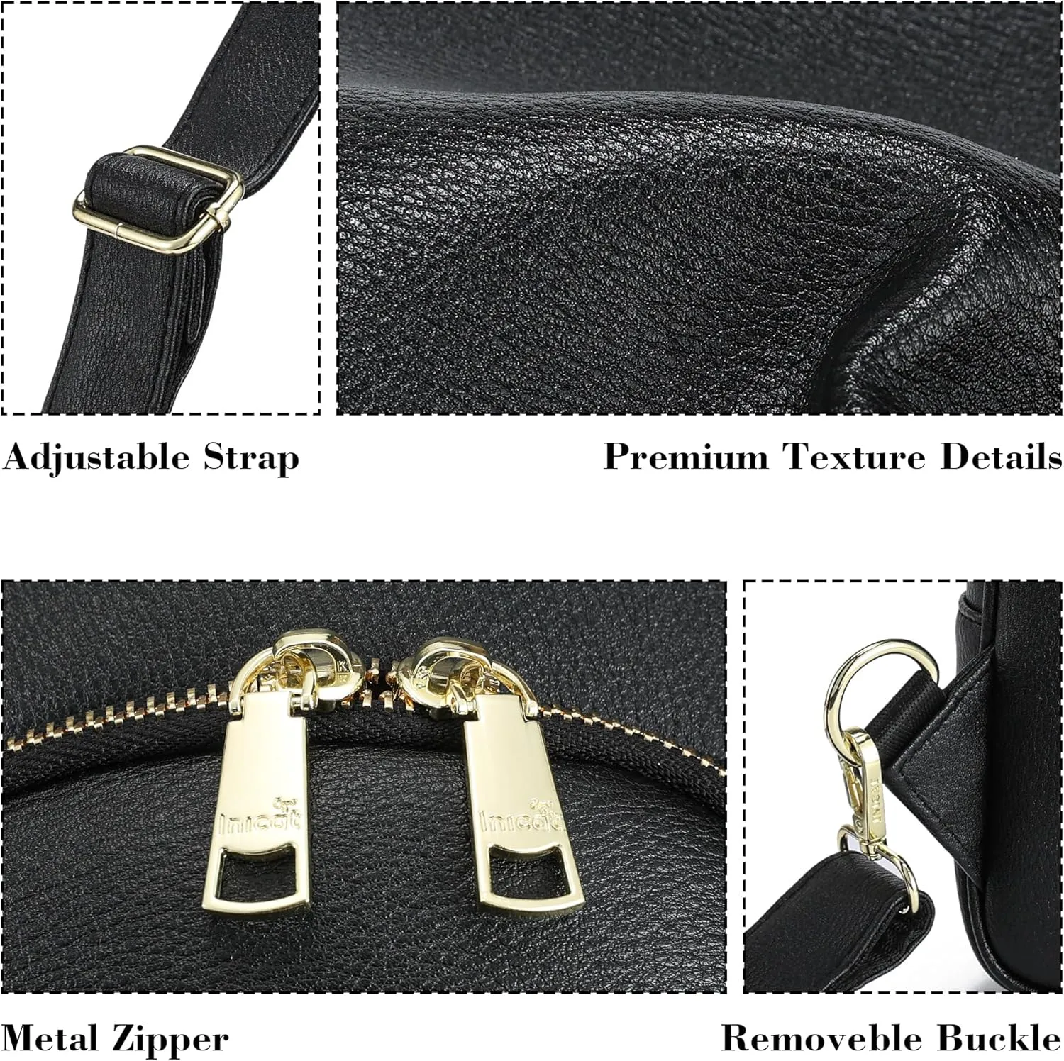 Haytijoe Crossbody Bags for Women Leather Sling Bag Anti-theft Cross Body Bag Travel Sling Purse Chest Bags Fanny Packs