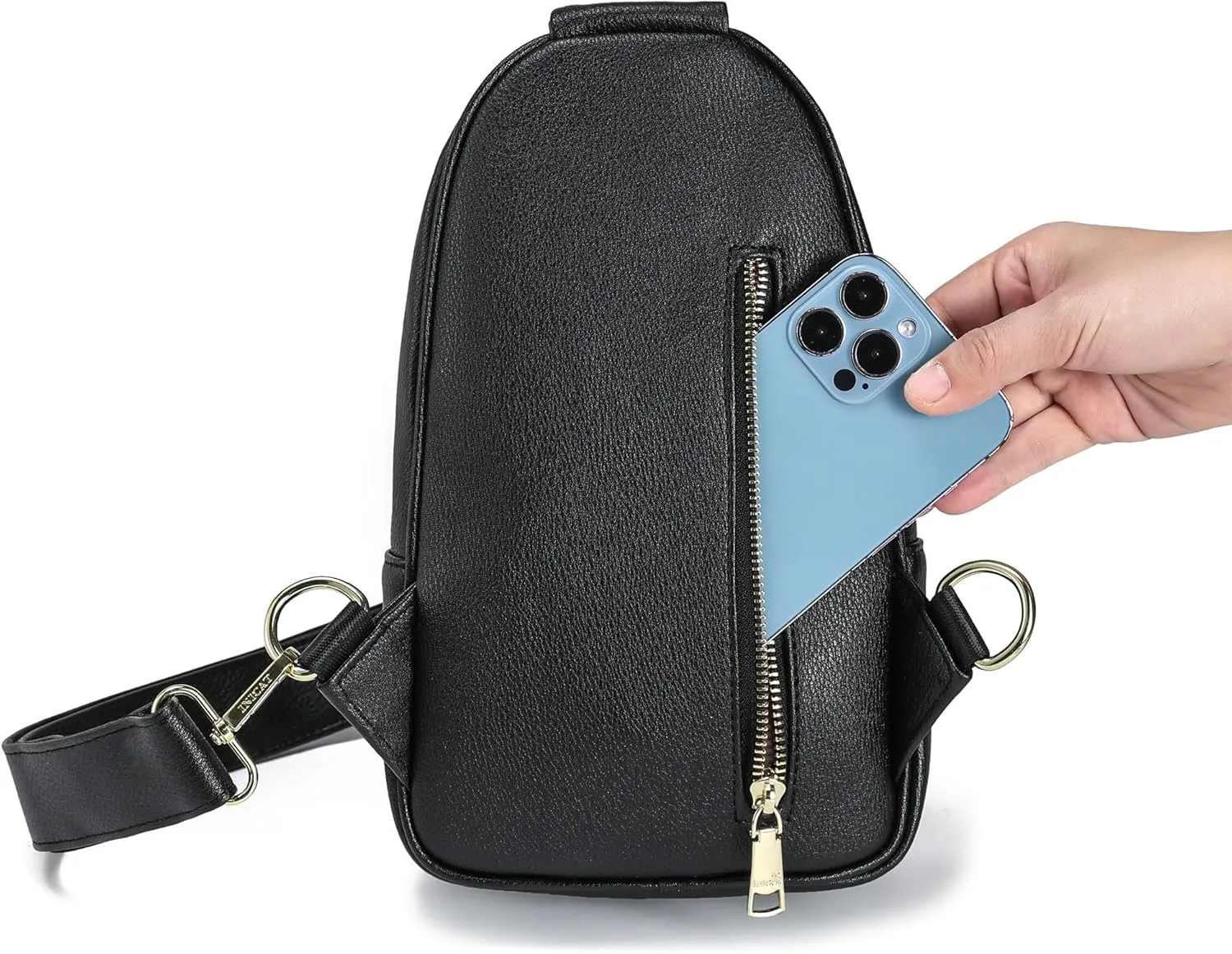 Haytijoe Crossbody Bags for Women Leather Sling Bag Anti-theft Cross Body Bag Travel Sling Purse Chest Bags Fanny Packs