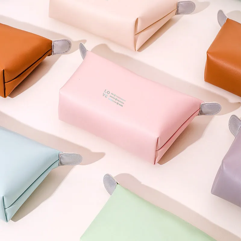 Heart Dumpling Making Waterproof Convenient Portable Storage Candy Cosmetic Bags